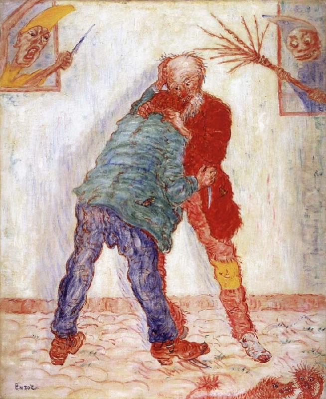 James Ensor The Fight china oil painting image